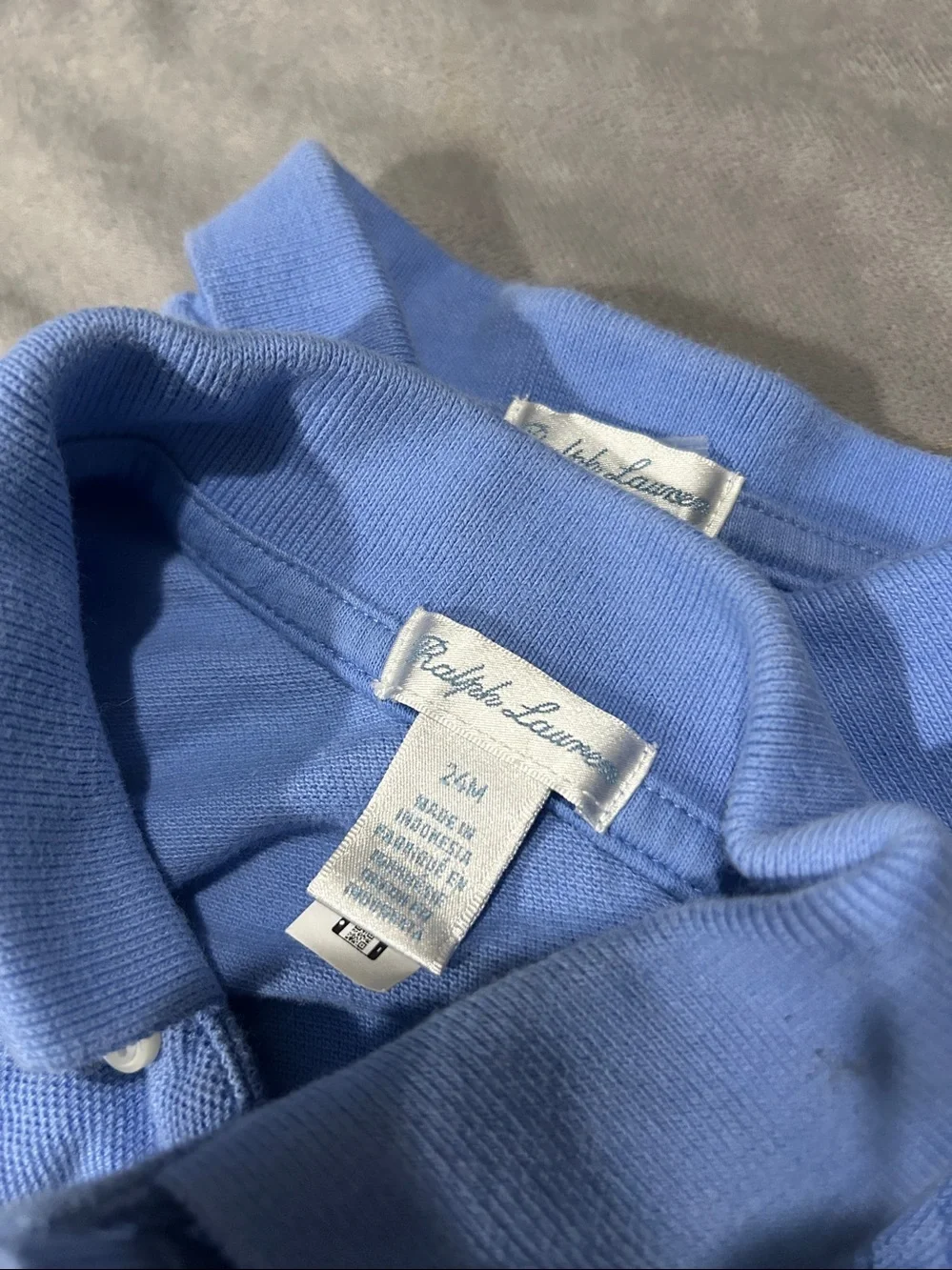 Polo Ralph Lauren Boys' Blue Polo Shirt with Yellow Accent lot of two